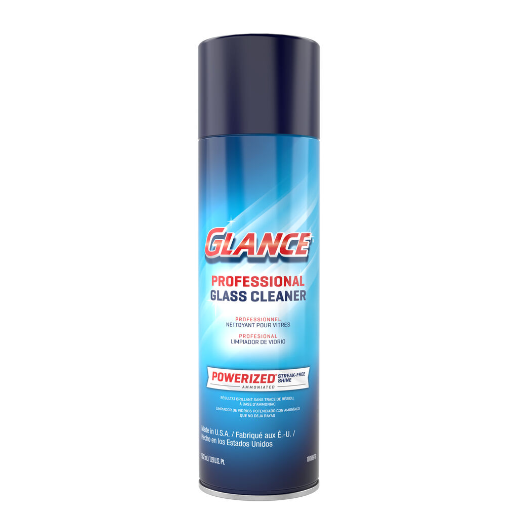 Glance® Powerized® Professional Glass Cleaner, 19oz, 12/CT - Professional Glass Cleaner